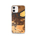 Custom iPhone 12 Antioch California Map Phone Case in Ember