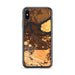 Custom iPhone X/XS Antioch California Map Phone Case in Ember