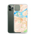 Custom Antioch California Map Phone Case in Watercolor