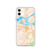 Custom iPhone 11 Antioch California Map Phone Case in Watercolor