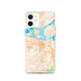 Custom iPhone 12 Antioch California Map Phone Case in Watercolor