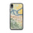 Custom iPhone XR Antioch California Map Phone Case in Woodblock