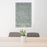 24x36 Apache Junction Arizona Map Print Portrait Orientation in Afternoon Style Behind 2 Chairs Table and Potted Plant