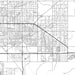 Apache Junction Arizona Map Print in Classic Style Zoomed In Close Up Showing Details