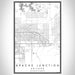Apache Junction Arizona Map Print Portrait Orientation in Classic Style With Shaded Background