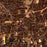 Apex North Carolina Map Print in Ember Style Zoomed In Close Up Showing Details