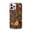 Custom Apex North Carolina Map iPhone 12 Pro Max Phone Case in Ember