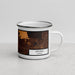 Right View Custom Apopka Florida Map Enamel Mug in Ember