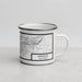 Right View Custom Appleton Wisconsin Map Enamel Mug in Classic