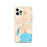 Custom Appleton Wisconsin Map iPhone 12 Pro Phone Case in Watercolor