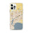 Custom Appleton Wisconsin Map iPhone 12 Pro Max Phone Case in Woodblock