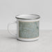 Left View Custom Apple Valley California Map Enamel Mug in Afternoon