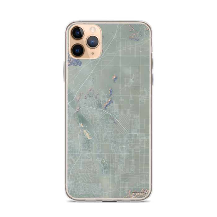 Custom iPhone 11 Pro Max Apple Valley California Map Phone Case in Afternoon