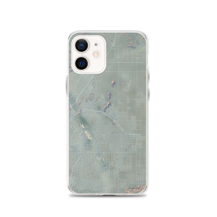 Custom iPhone 12 Apple Valley California Map Phone Case in Afternoon