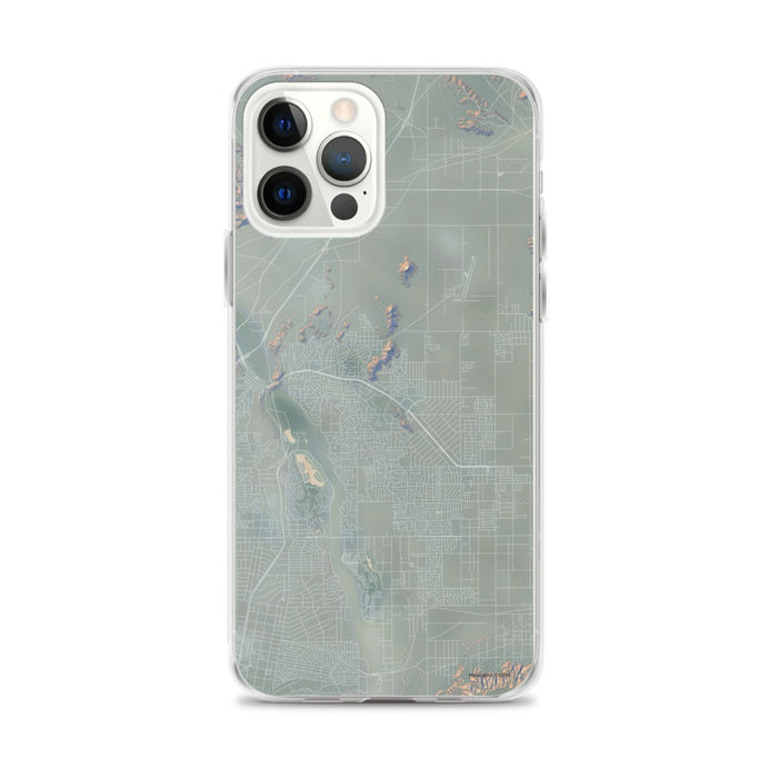 Custom iPhone 12 Pro Max Apple Valley California Map Phone Case in Afternoon