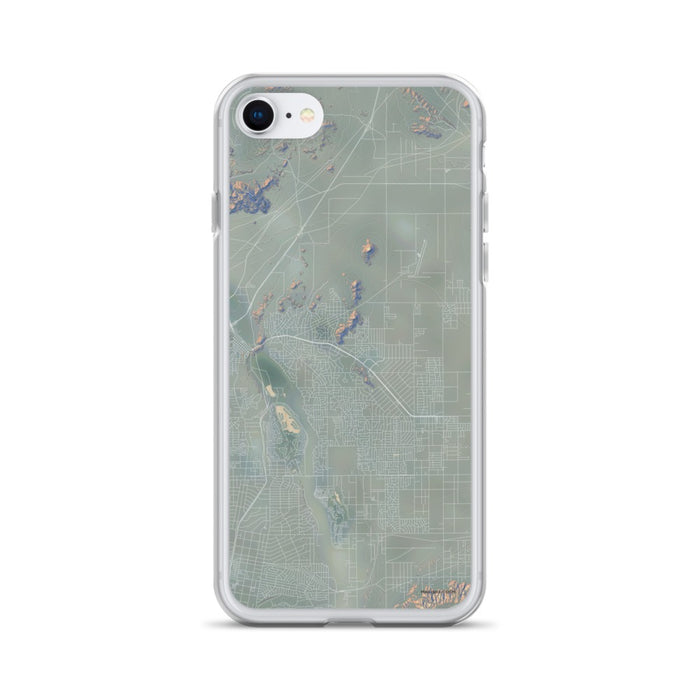 Custom iPhone SE Apple Valley California Map Phone Case in Afternoon