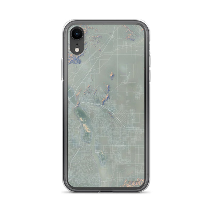 Custom iPhone XR Apple Valley California Map Phone Case in Afternoon