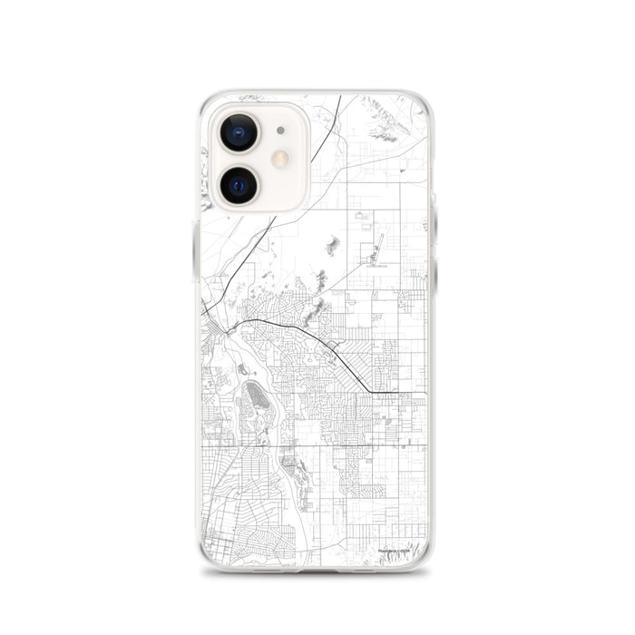 Custom iPhone 12 Apple Valley California Map Phone Case in Classic