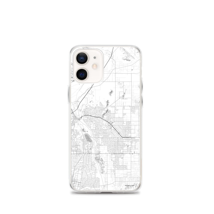 Custom iPhone 12 mini Apple Valley California Map Phone Case in Classic