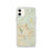 Custom iPhone 11 Apple Valley California Map Phone Case in Woodblock