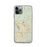 Custom iPhone 11 Pro Apple Valley California Map Phone Case in Woodblock
