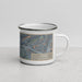 Right View Custom Aptos California Map Enamel Mug in Afternoon