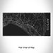 Rendered View of Aptos California Map Engraving on 17oz Stainless Steel Insulated Cola Bottle in Black