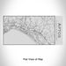 Rendered View of Aptos California Map Engraving on 17oz Stainless Steel Insulated Cola Bottle