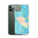 Custom Aquinnah Massachusetts Map Phone Case in Watercolor