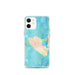 Custom iPhone 12 mini Aquinnah Massachusetts Map Phone Case in Watercolor