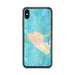 Custom iPhone XS Max Aquinnah Massachusetts Map Phone Case in Watercolor