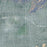 Arcadia California Map Print in Afternoon Style Zoomed In Close Up Showing Details