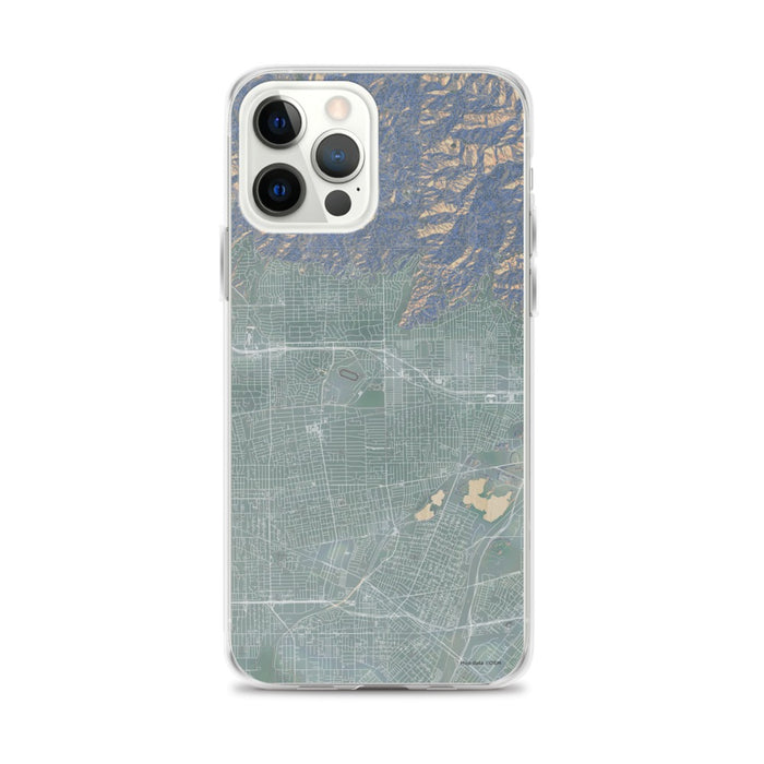 Custom iPhone 12 Pro Max Arcadia California Map Phone Case in Afternoon