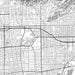 Arcadia California Map Print in Classic Style Zoomed In Close Up Showing Details