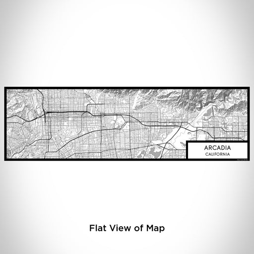 Flat View of Map Custom Arcadia California Map Enamel Mug in Classic