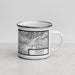 Right View Custom Arcadia California Map Enamel Mug in Classic