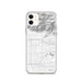 Custom iPhone 11 Arcadia California Map Phone Case in Classic