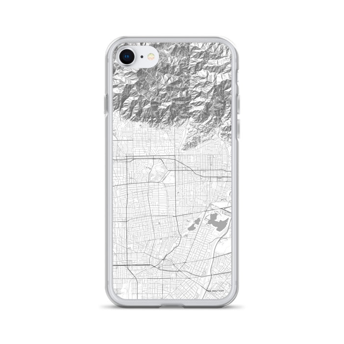 Custom iPhone SE Arcadia California Map Phone Case in Classic