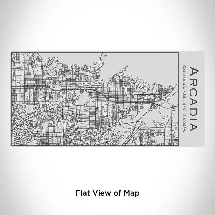 Arcadia - California Engraved Map Insulated Bottle — JACE Maps