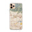 Custom iPhone 11 Pro Max Arcadia California Map Phone Case in Woodblock