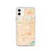 Custom Arlington Texas Map Phone Case in Watercolor