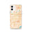 Custom Arlington Texas Map iPhone 12 Phone Case in Watercolor