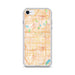 Custom Arlington Texas Map iPhone SE Phone Case in Watercolor