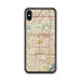 Custom Arlington Texas Map Phone Case in Woodblock