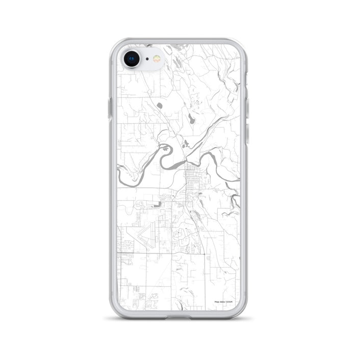 Custom iPhone SE Arlington Washington Map Phone Case in Classic