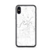 Custom iPhone X/XS Arlington Washington Map Phone Case in Classic