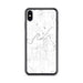 Custom iPhone XS Max Arlington Washington Map Phone Case in Classic