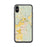 Custom iPhone X/XS Arlington Washington Map Phone Case in Woodblock
