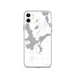Custom iPhone 11 Arnolds Park Iowa Map Phone Case in Classic