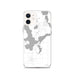 Custom iPhone 12 Arnolds Park Iowa Map Phone Case in Classic